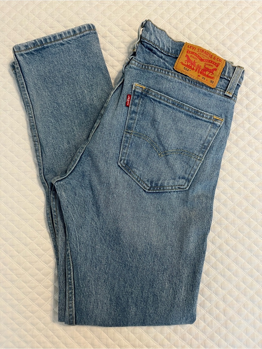 Levi's Light Blue Straight Leg Jeans